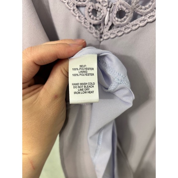 Lulus Any Sway Shape or Form Purple Lace Halter Dress Size Small Boho Festival - Picture 7 of 16